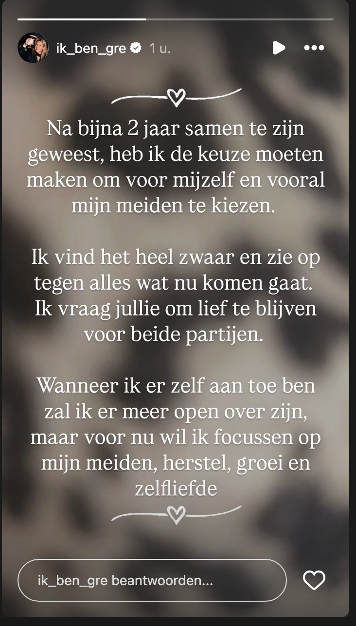 Het bericht van Greetje
